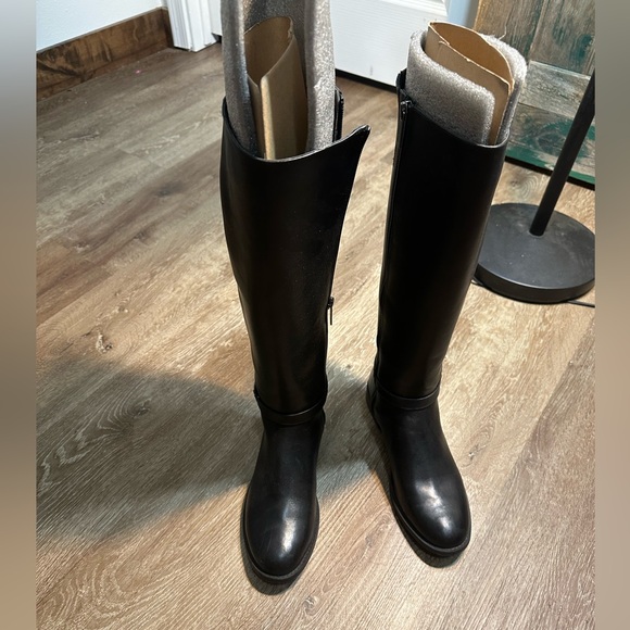 Michael Kors black Leather Arley Riding Boots women size 8.5 - Picture 8 of 8